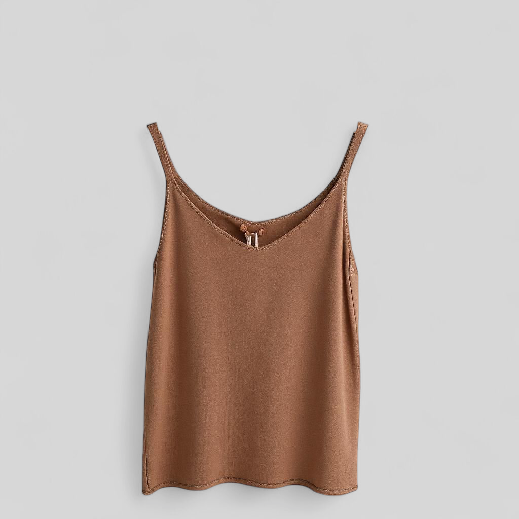 Camiseta de Tirantes Finos de Punto
