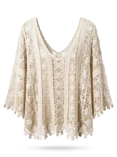 Blusa calada floral