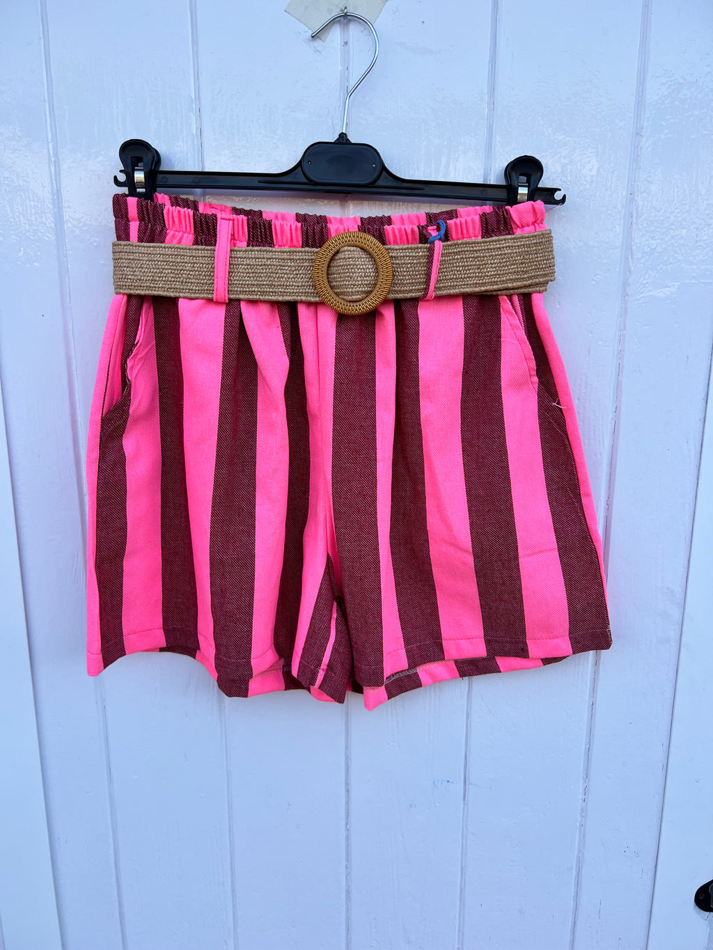 Pantalón corto rayas