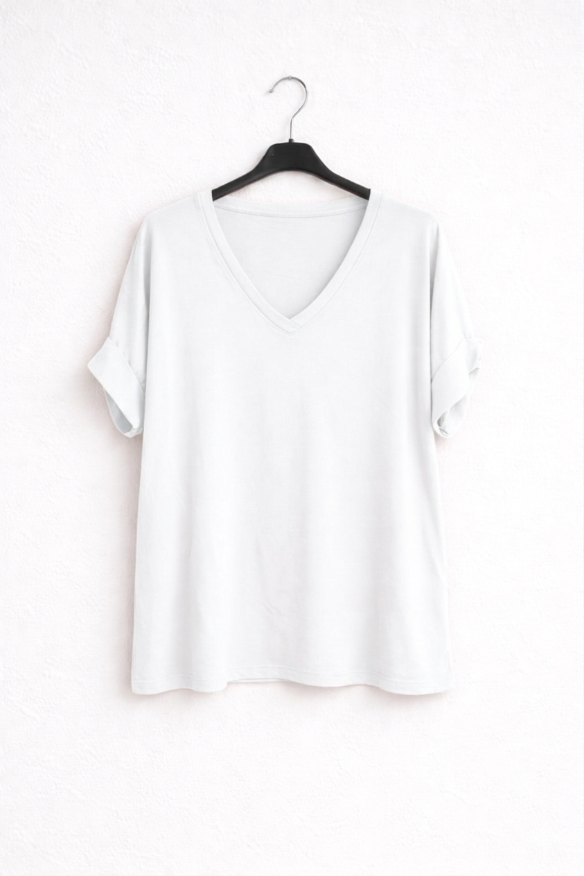 Camiseta manga corta talla grande
