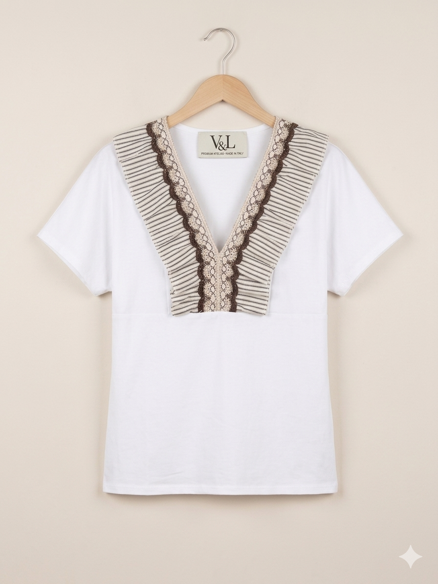Camiseta Manga Corta Boho Chic