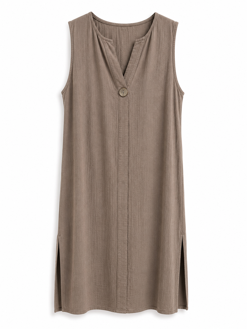 Vestido Sin Mangas | Botón Coco