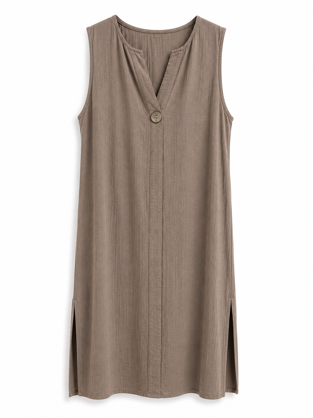 Vestido Sin Mangas | Botón Coco