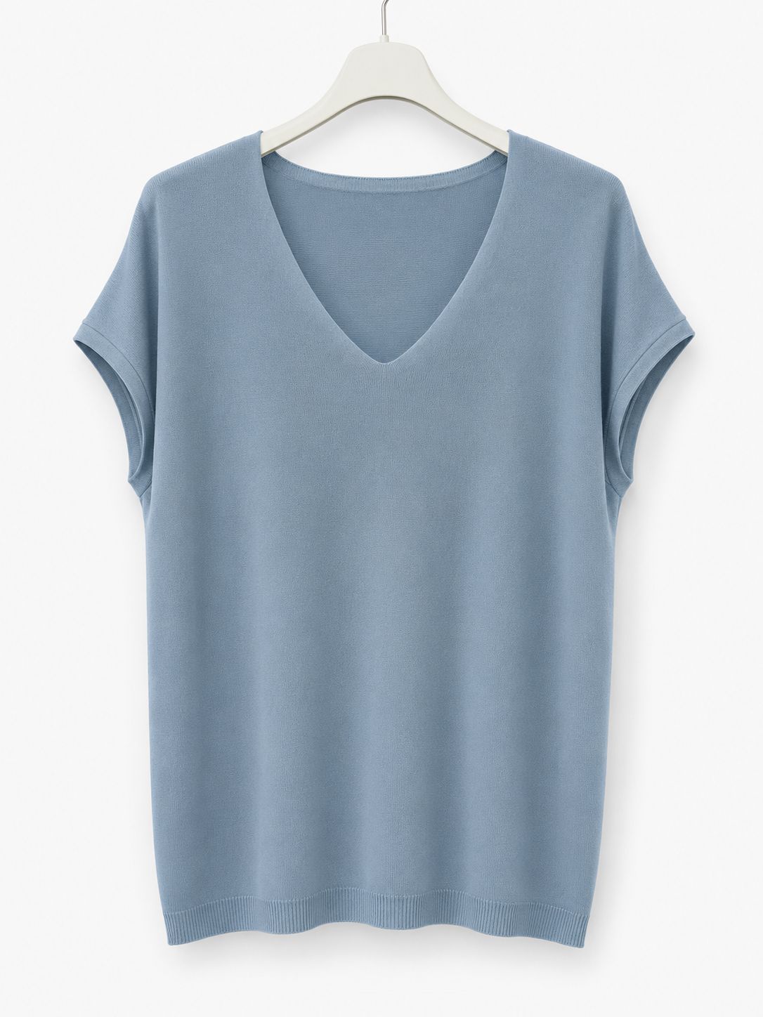 JERSEY PUNTO FINO | CUELLO EN PICO