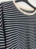 Camiseta Rayas | Ribete Contraste