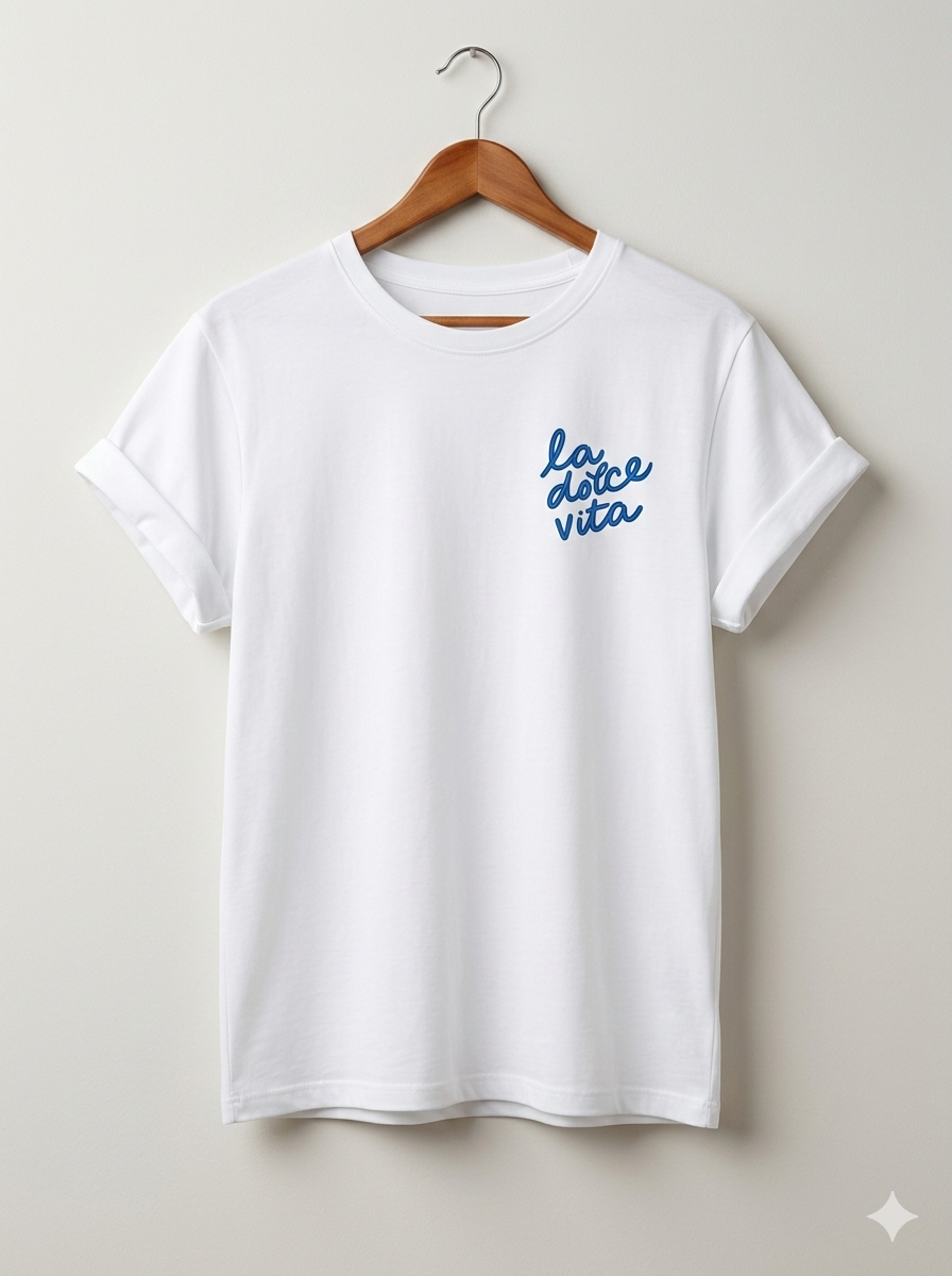 Camiseta “la dolce vita”