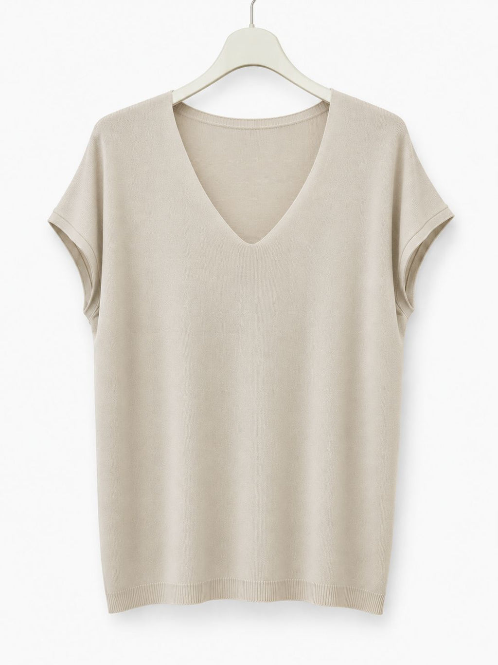 JERSEY PUNTO FINO | CUELLO EN PICO