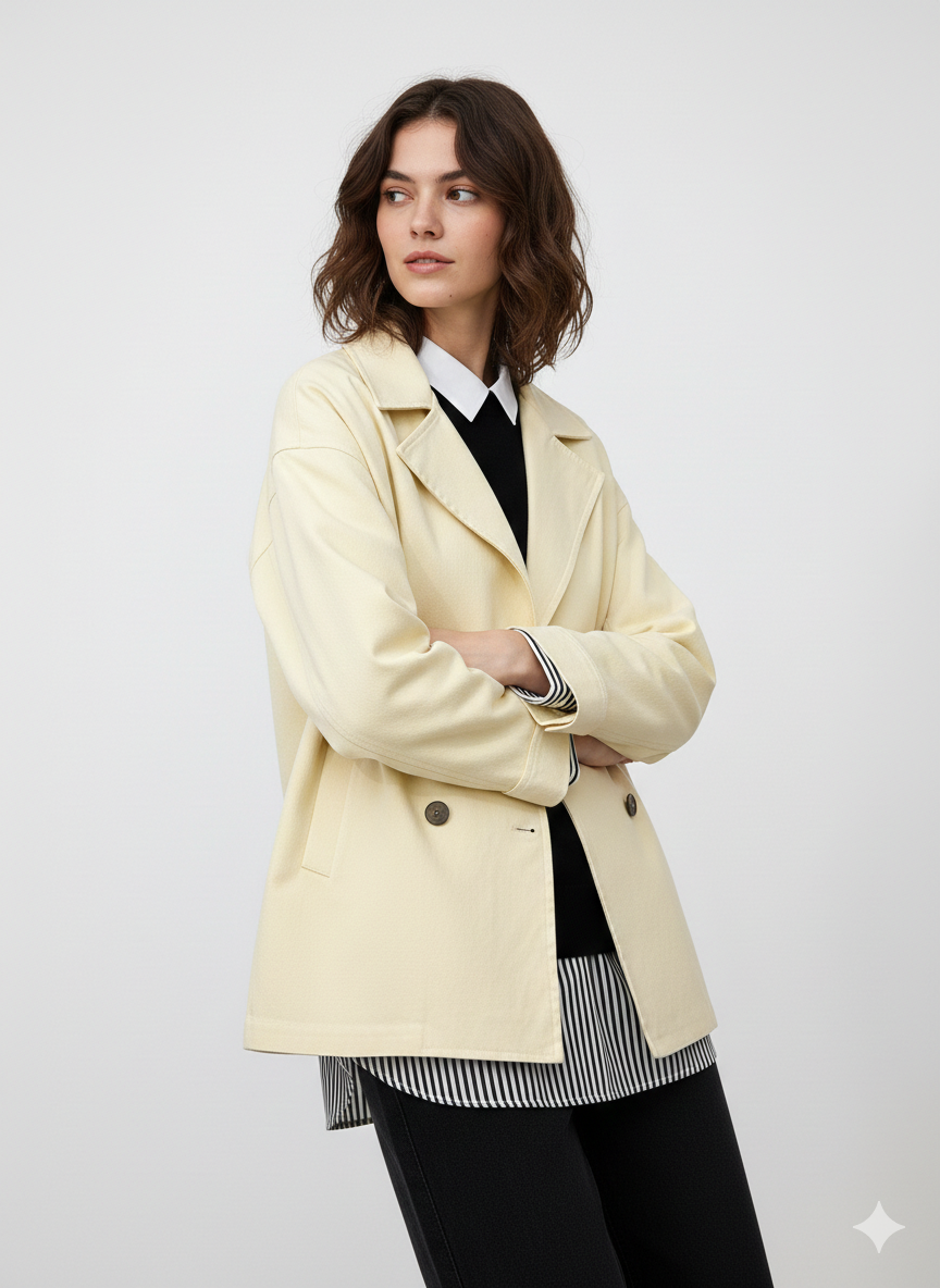 Parka estilo gabardina