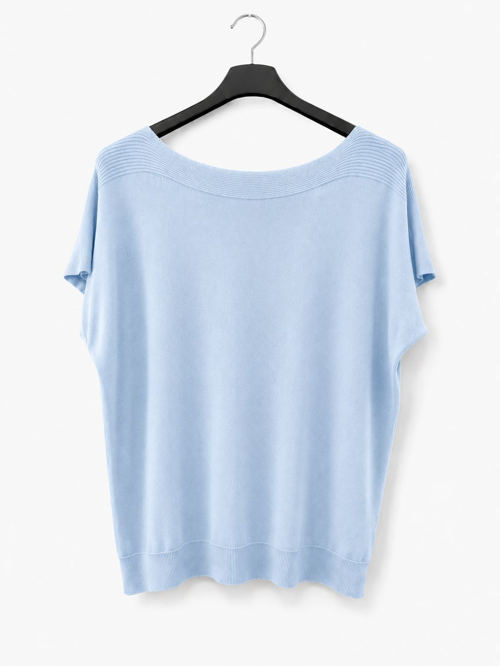 JERSEY PUNTO FINO | CUELLO BARCO