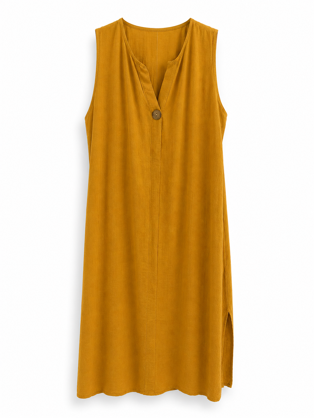 Vestido Sin Mangas | Botón Coco