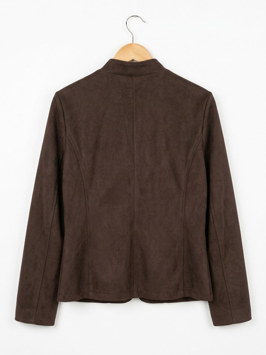 Chaqueta de Antelina | Estilo Napoleón con Botones