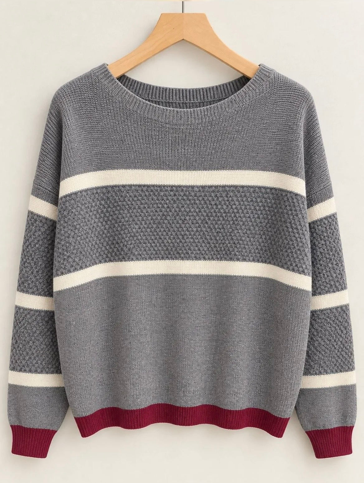 Jersey de Punto | Rayas y Textura