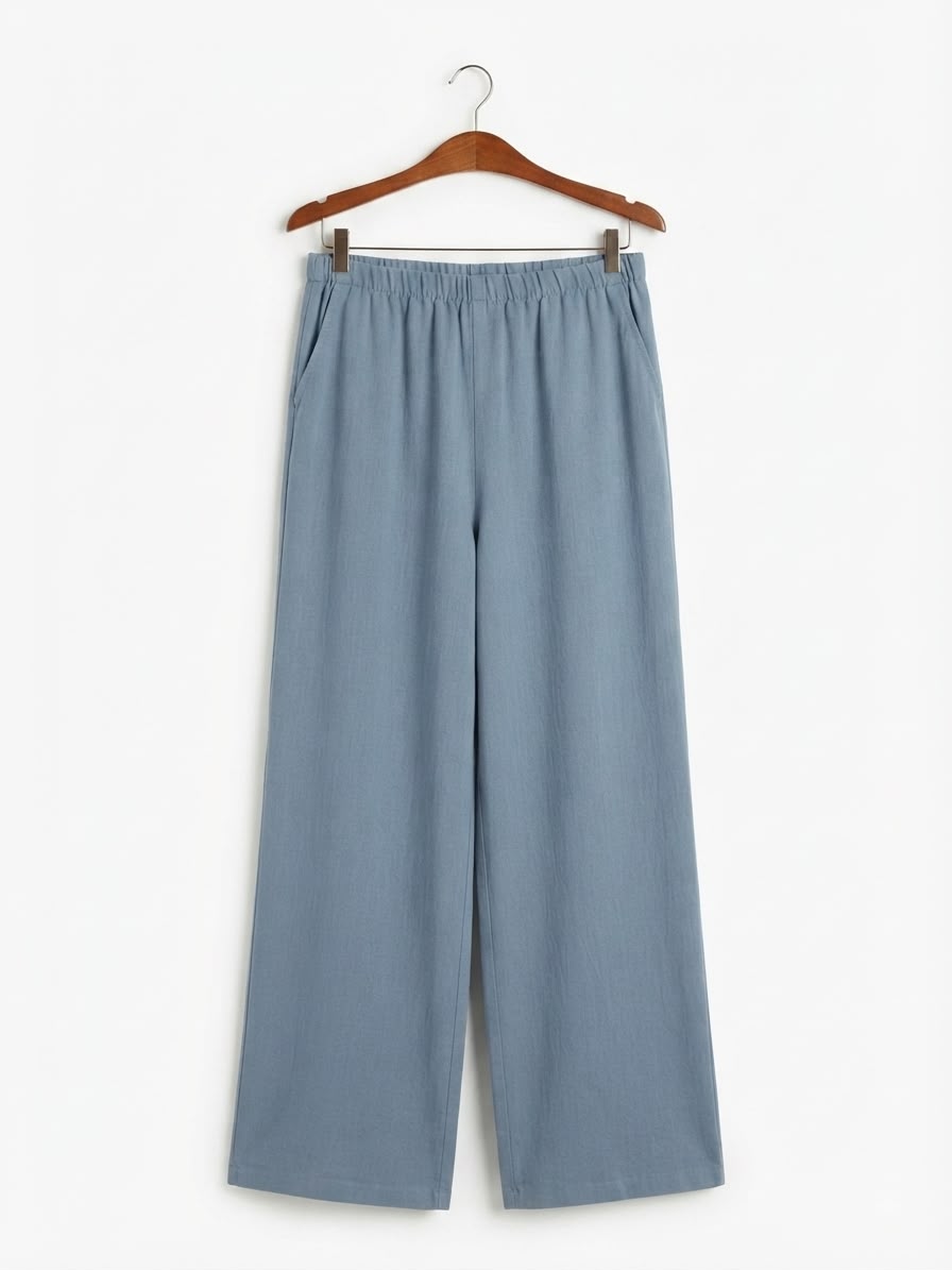 Pantalón Esencial | Algodón efecto Lino