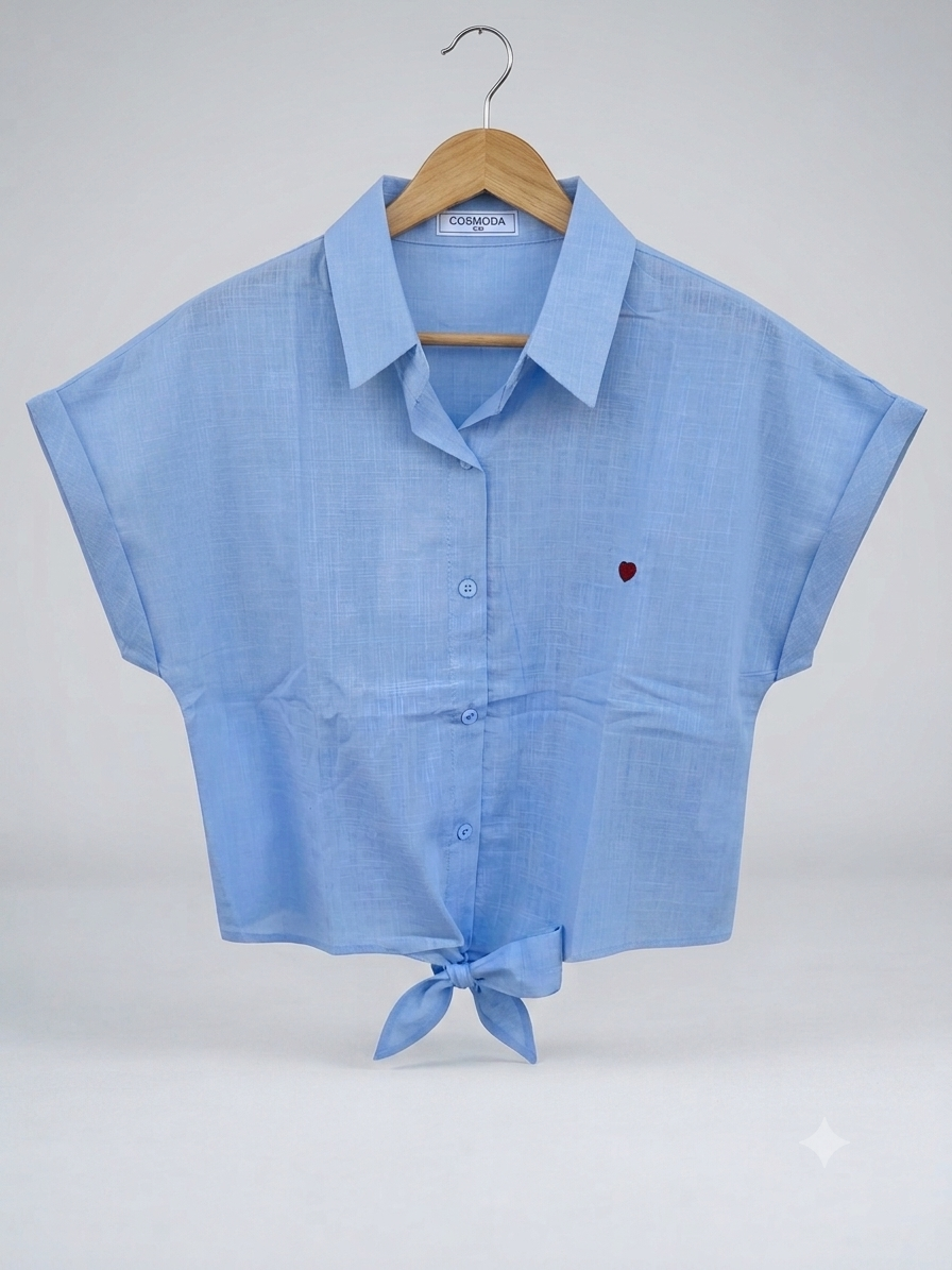 Camisa Algodón| Corazón y Nudo