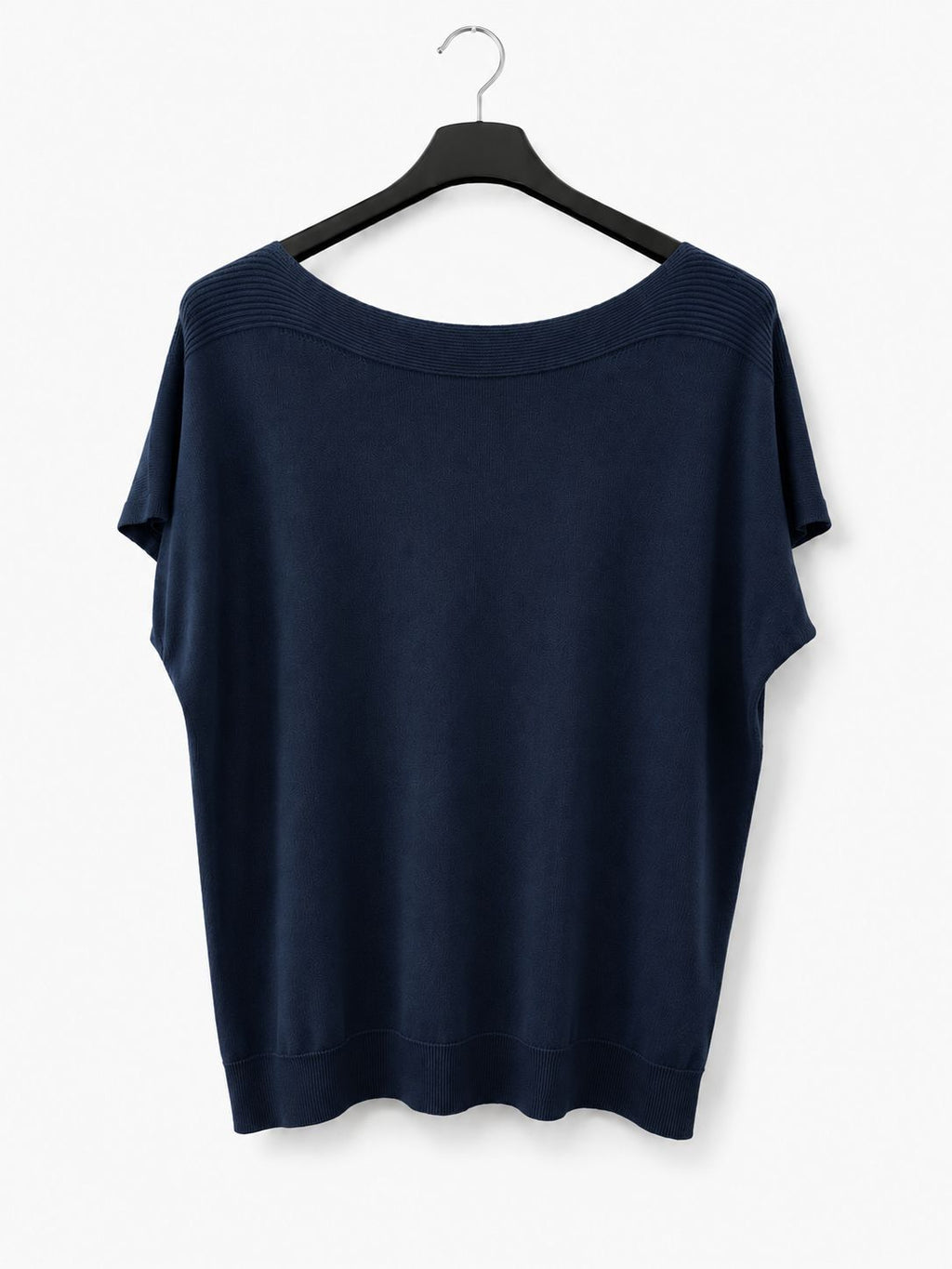 JERSEY PUNTO FINO | CUELLO BARCO