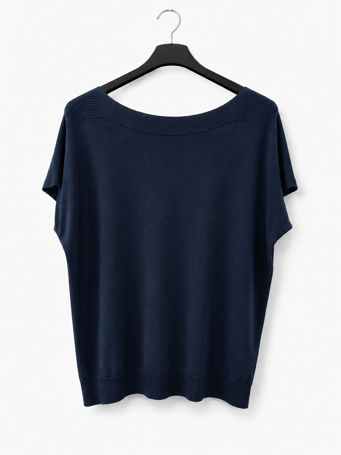JERSEY PUNTO FINO | CUELLO BARCO