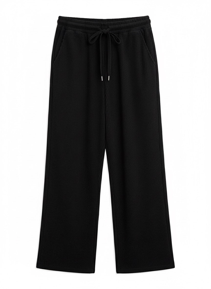 Pantalon wide leg micropana
