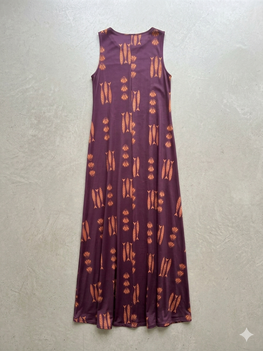 Vestido Largo | Punto frío peces