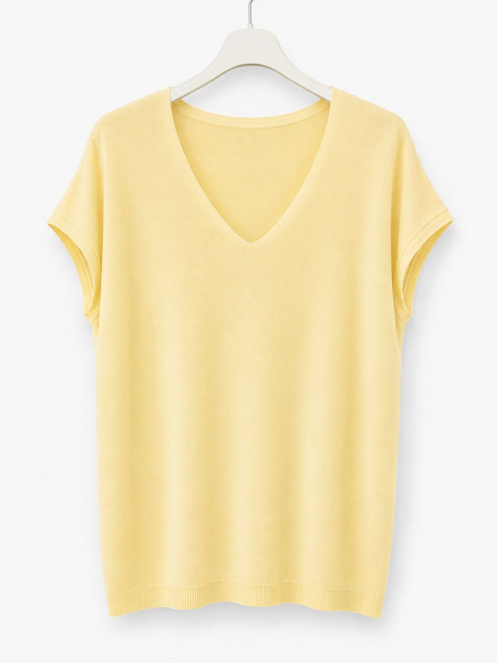 JERSEY PUNTO FINO | CUELLO EN PICO