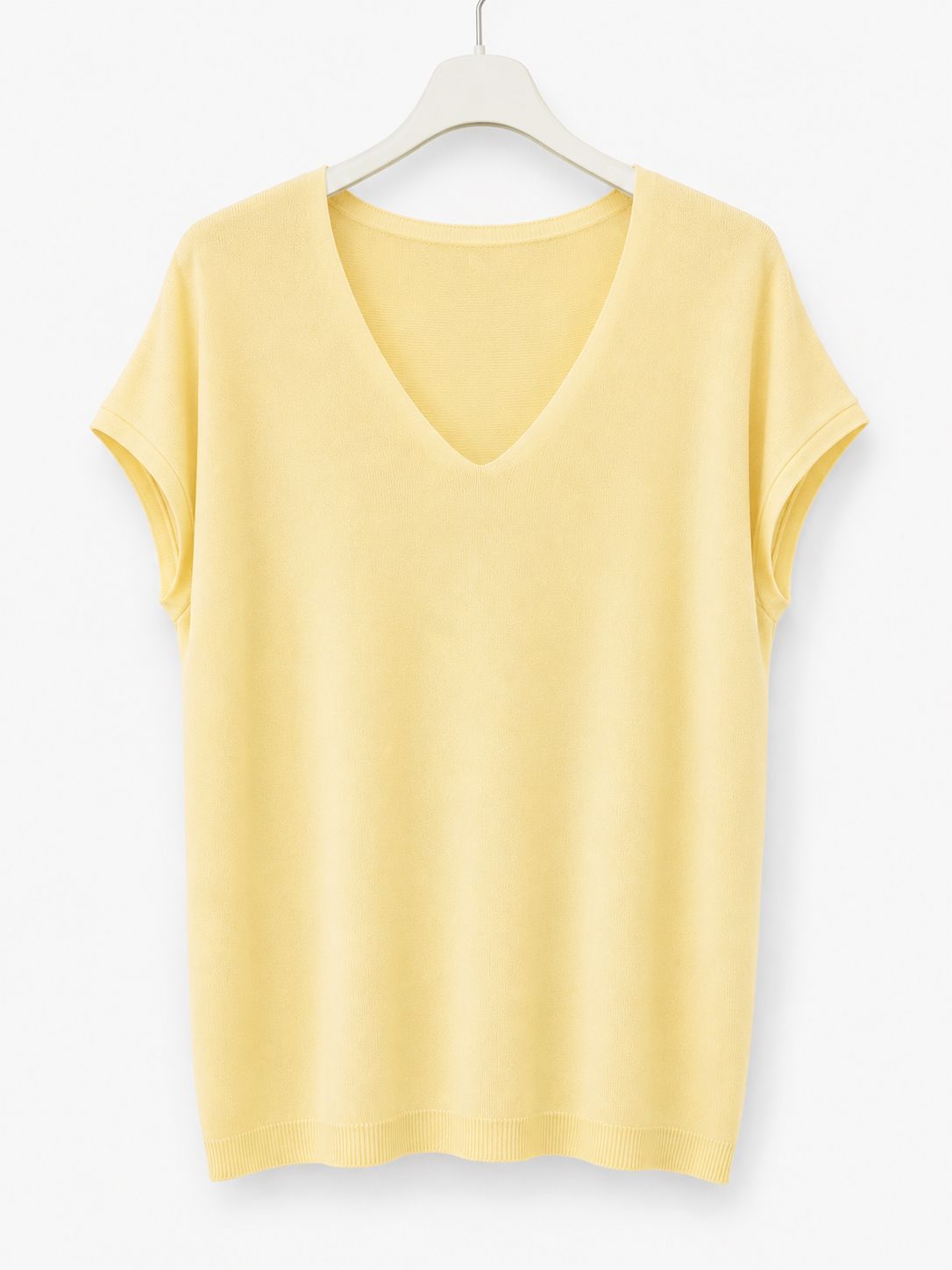 JERSEY PUNTO FINO | CUELLO EN PICO