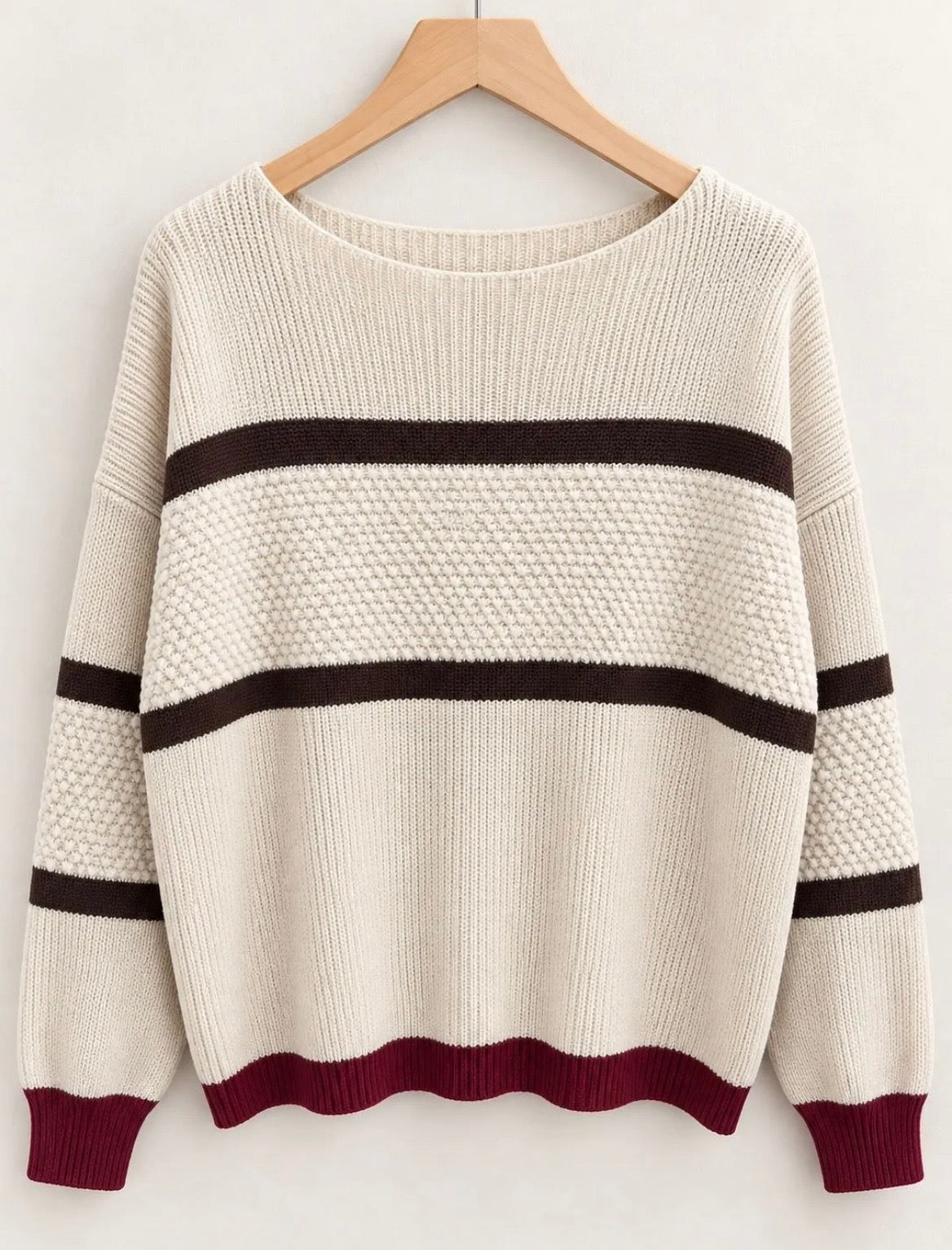 Jersey de Punto | Rayas y Textura