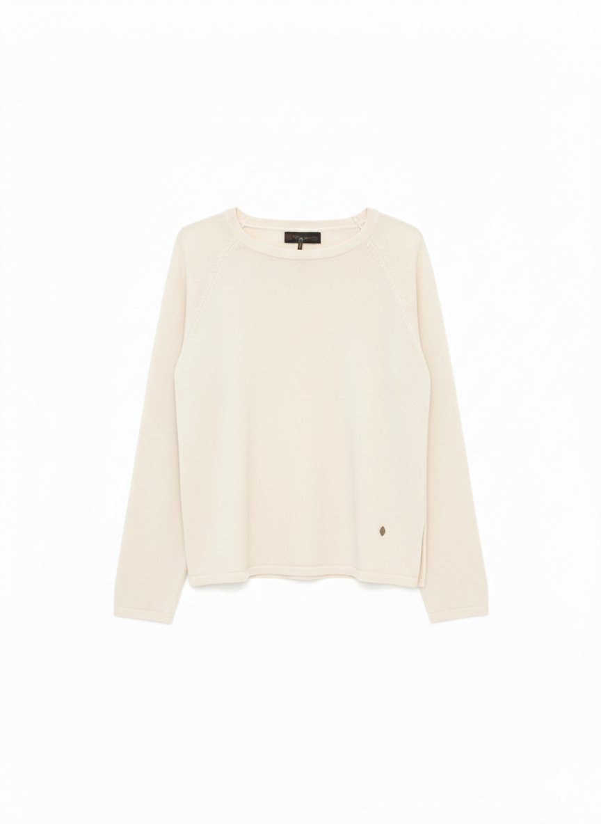 Jersey de Punto Soft con Manga Raglán