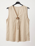 Blusa Fluida | Botón coco en viscosa