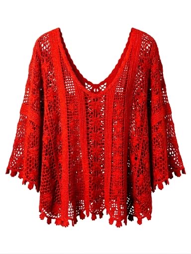 Blusa calada floral