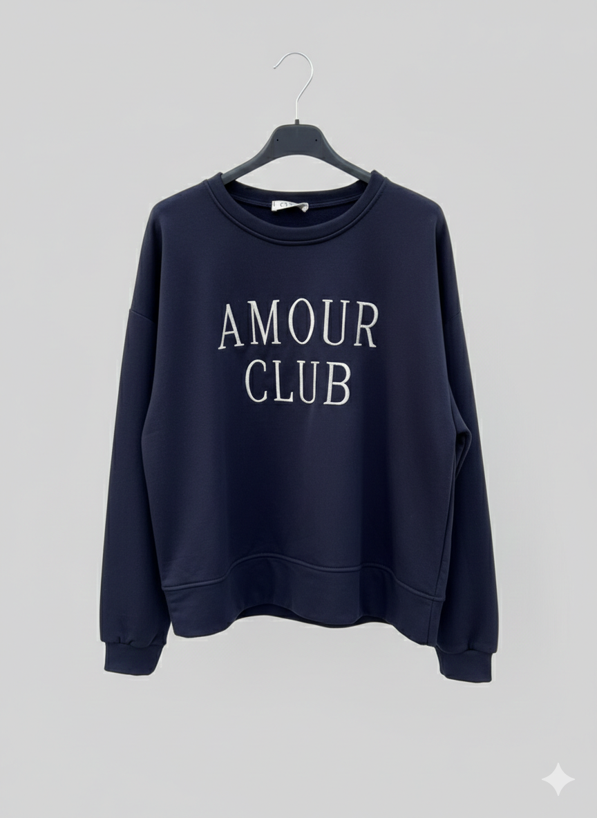 Sudadera "AMOUR CLUB"