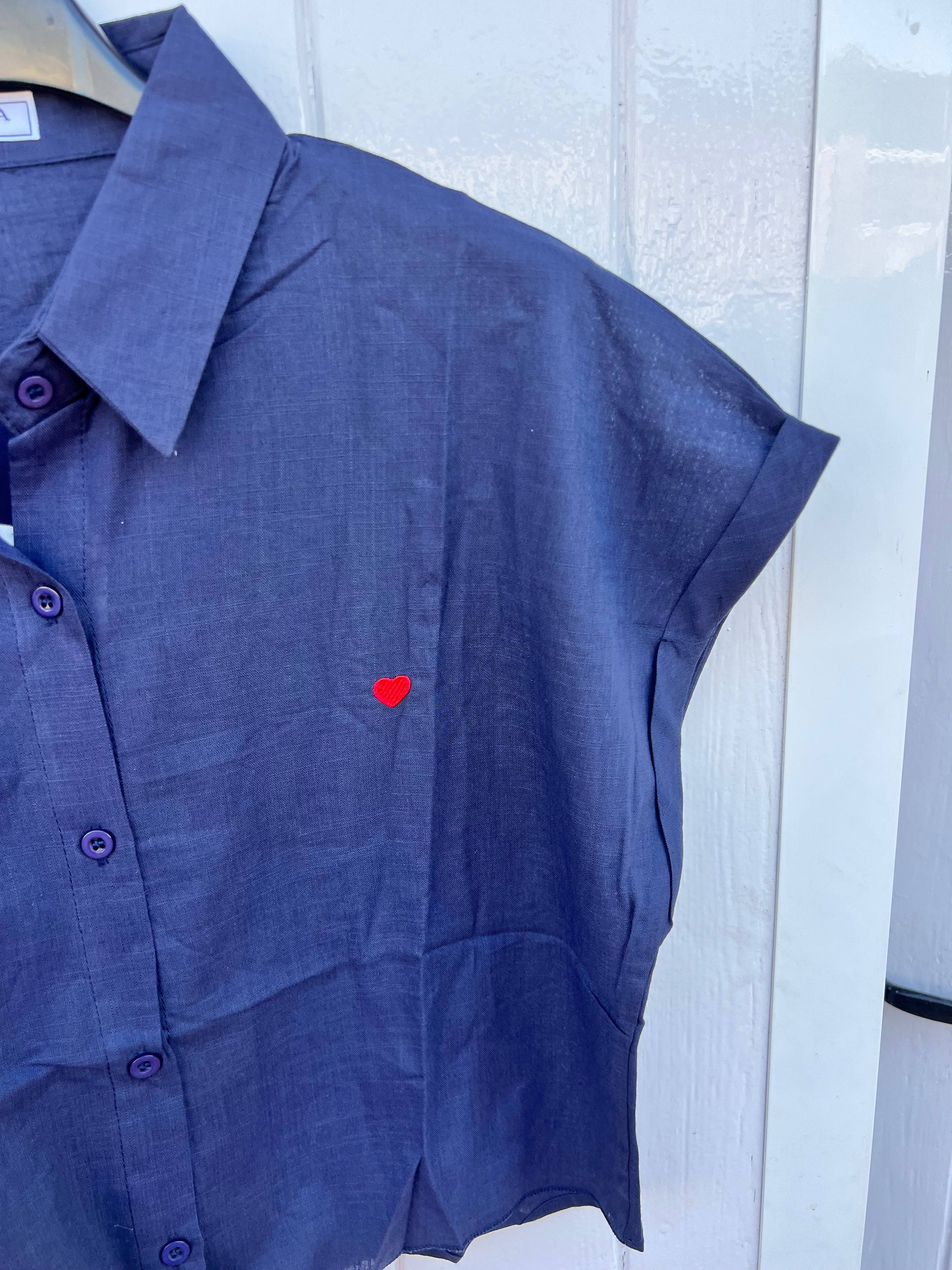 Camisa Algodón| Corazón y Nudo