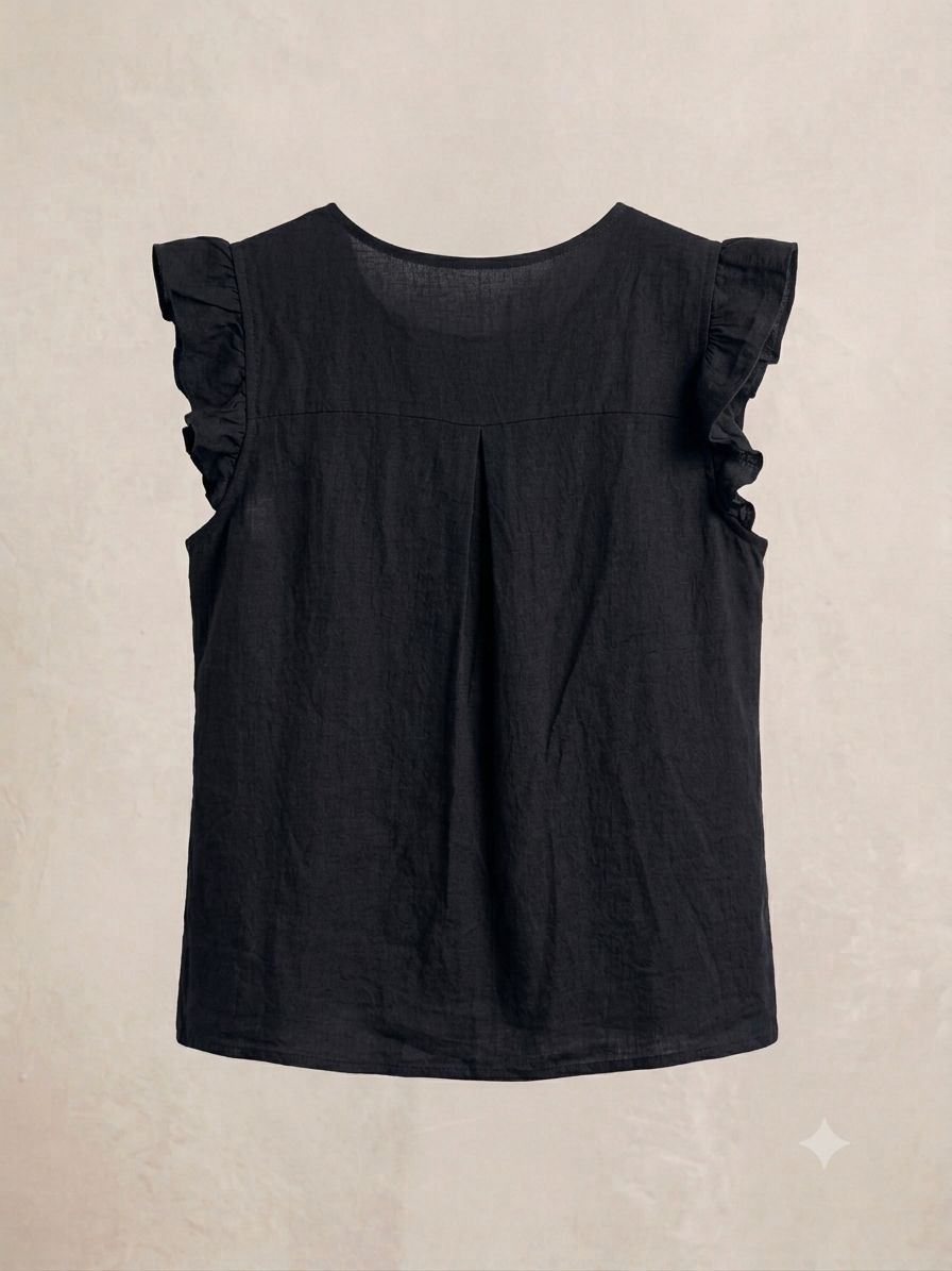 Blusa Curvy Chic con Volantes