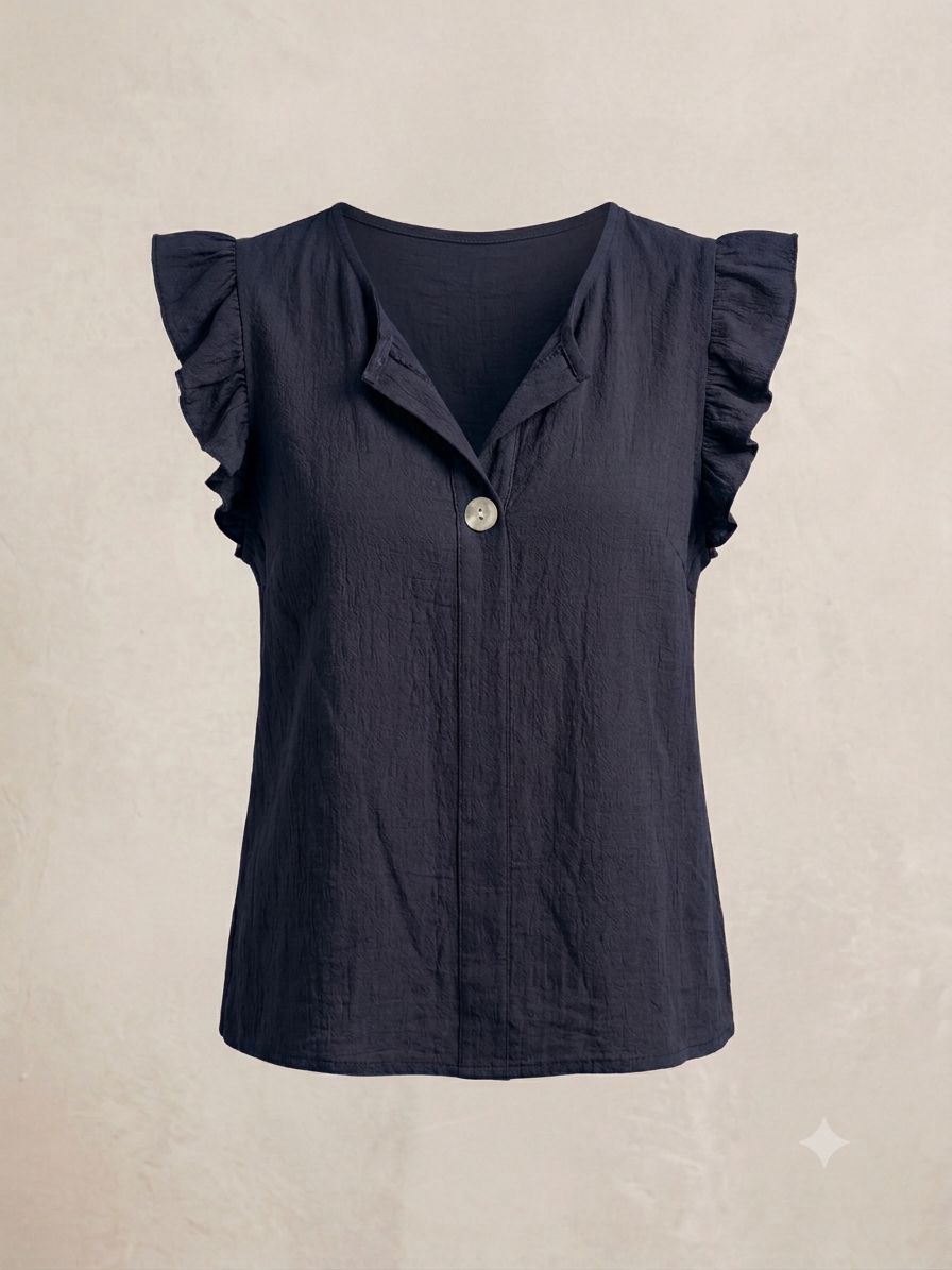 Blusa Curvy Chic con Volantes