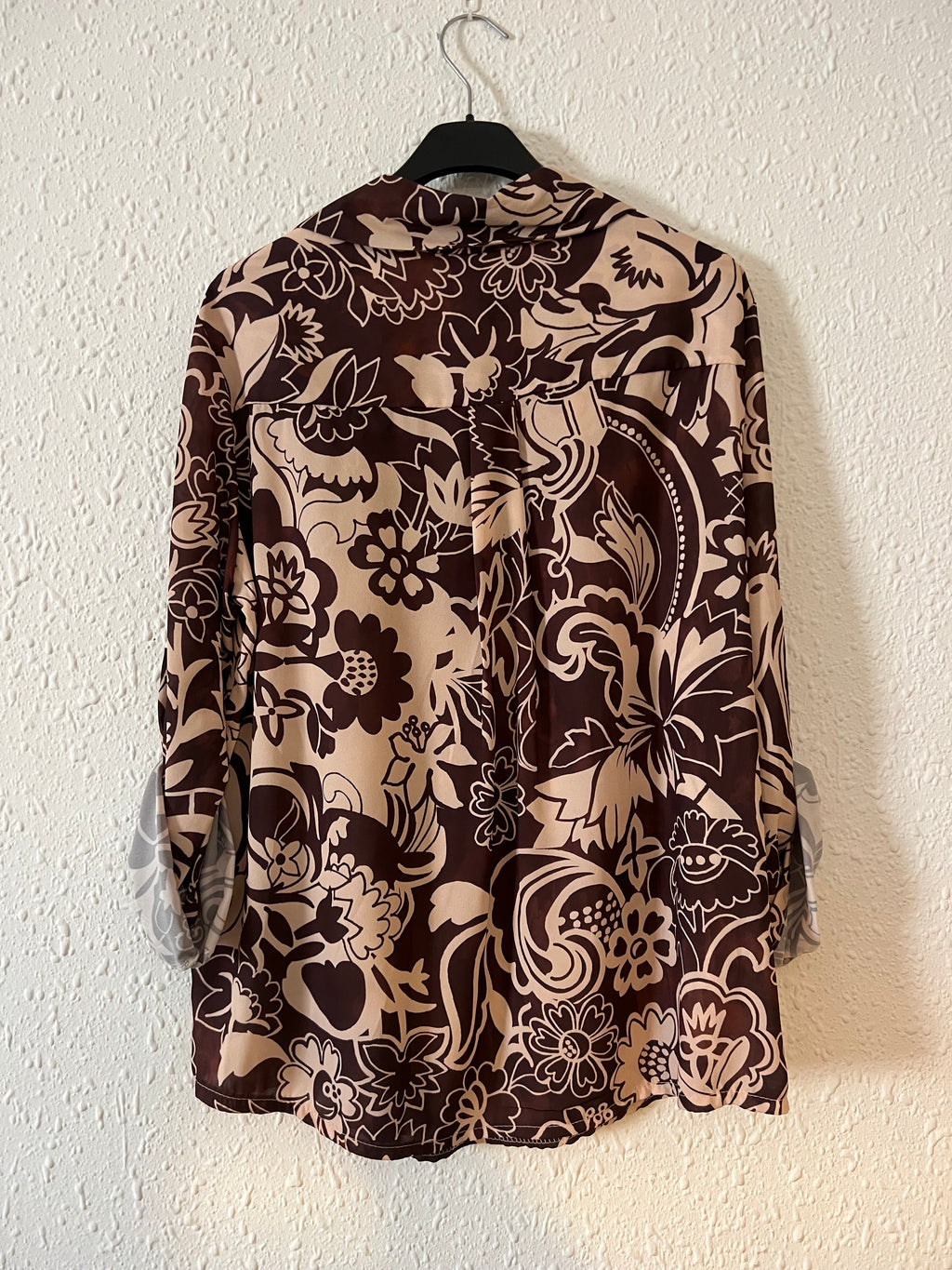 Blusa estampada talla grande