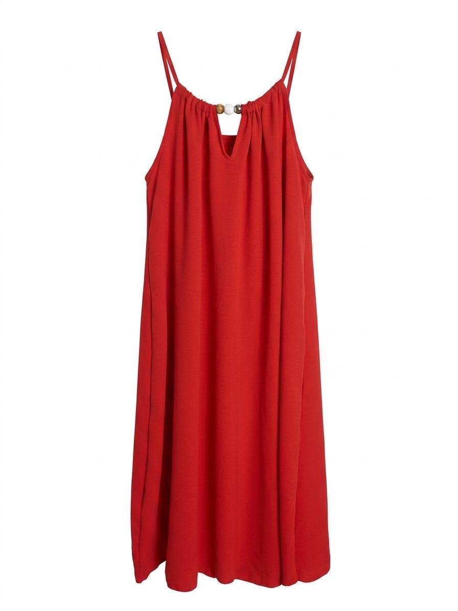 Vestido Midi | Bolas Escote