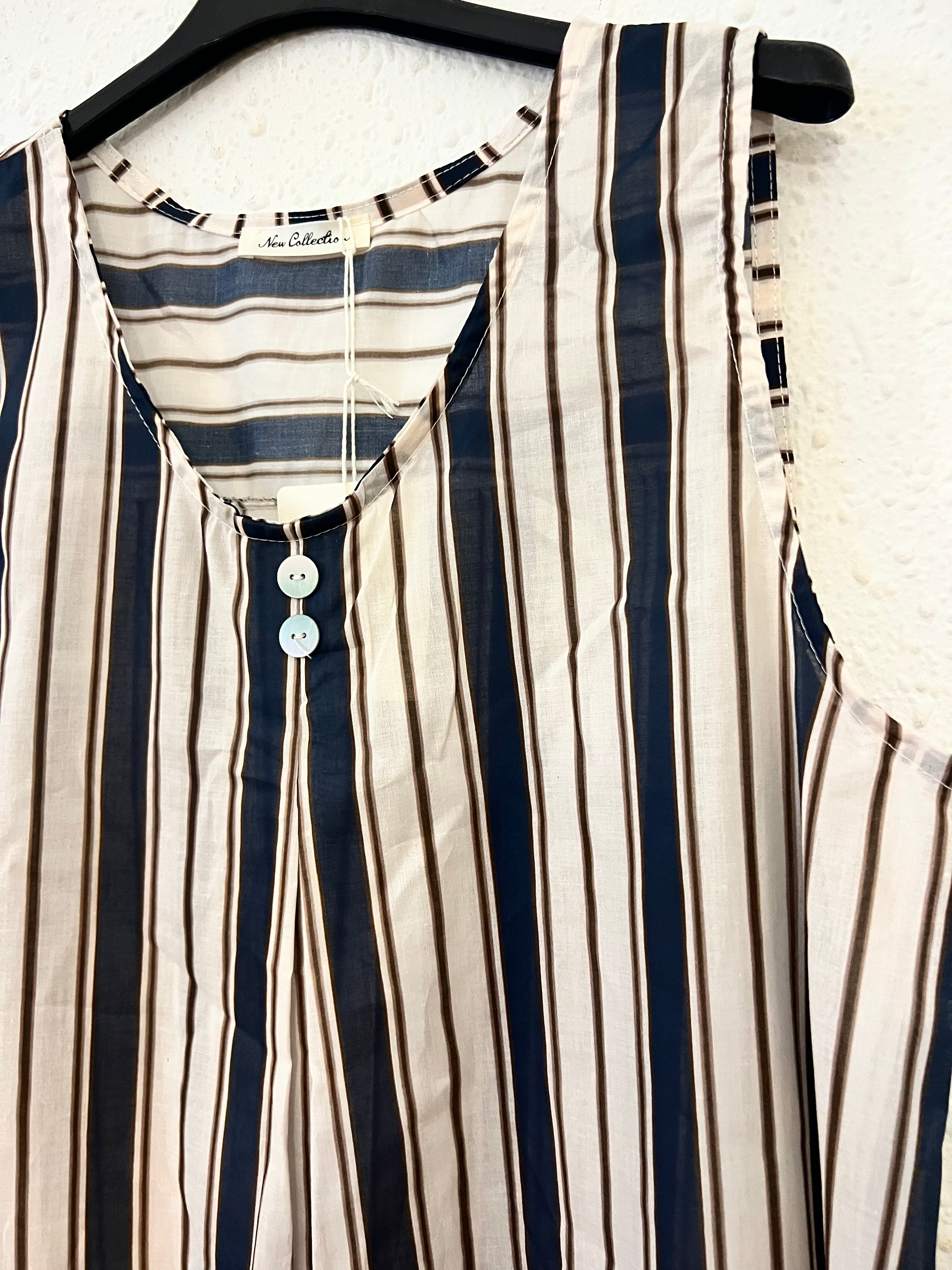 Blusa | Rayas azul