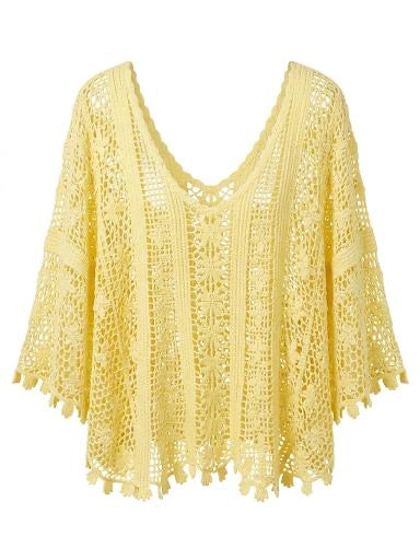 Blusa calada floral