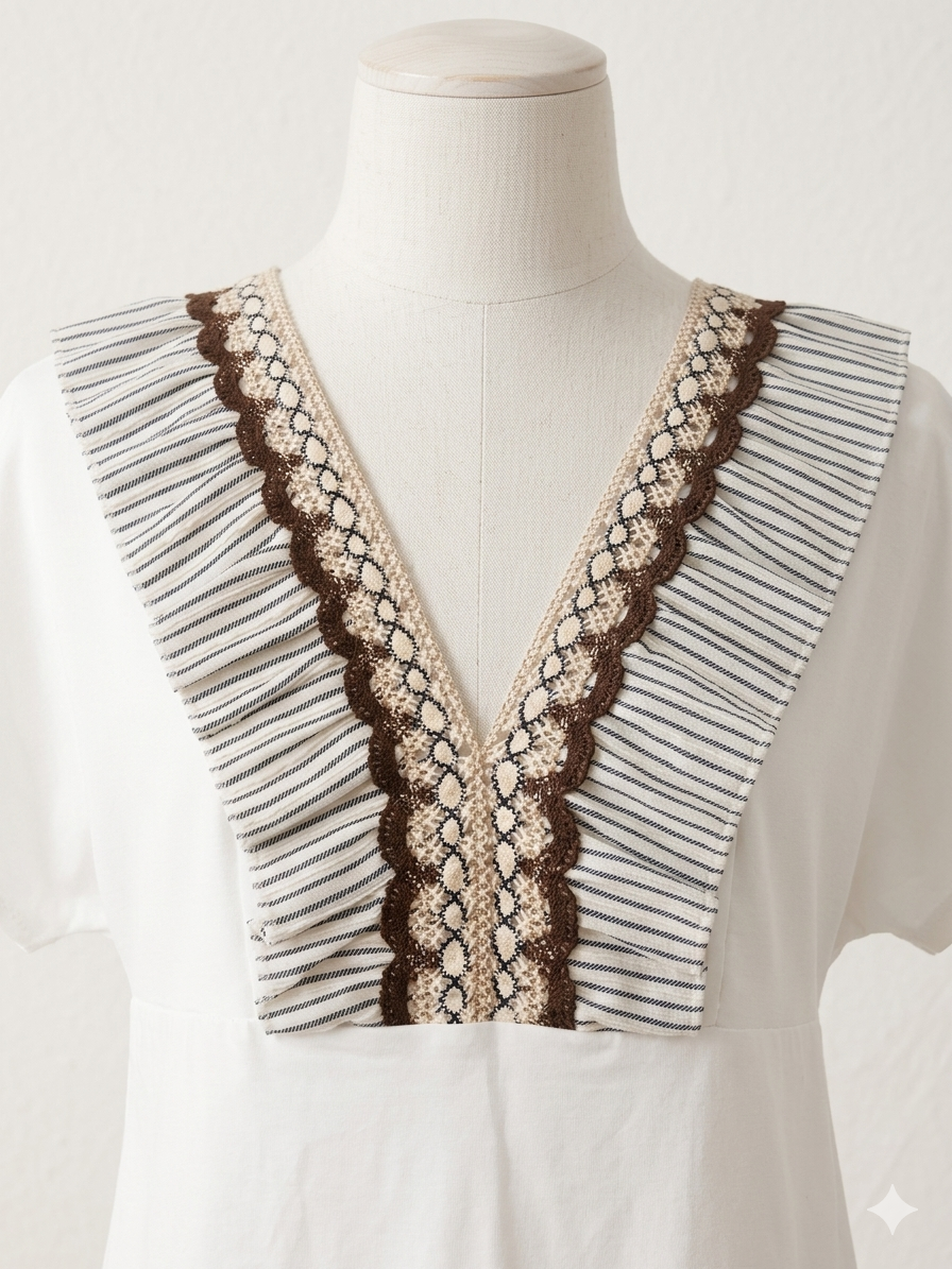 Camiseta Manga Corta Boho Chic