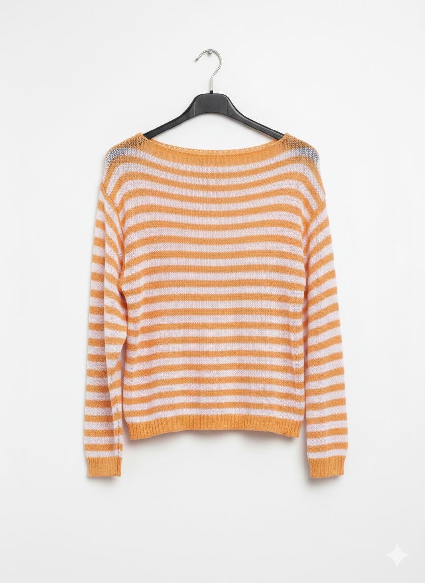 Jersey rayas punto fino