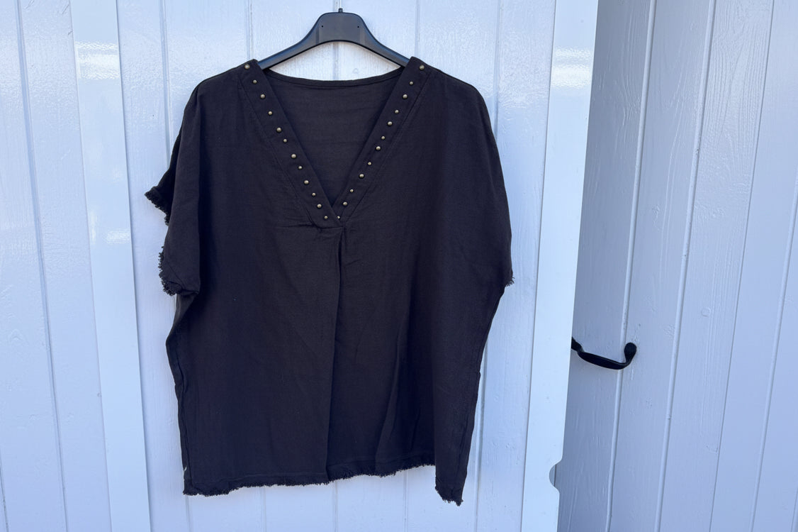 Blusa | Tachuelas Deshilachada