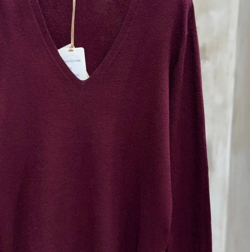 Jersey Fino Esencial | Cuello V
