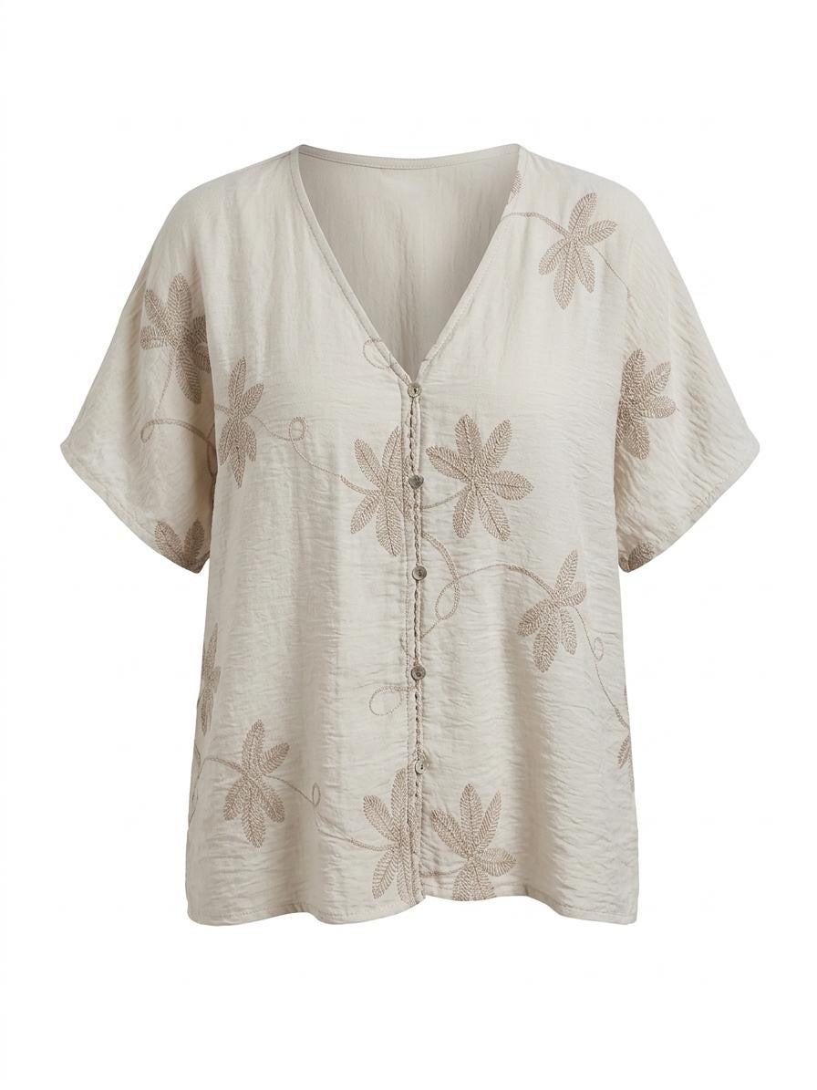 Blusa Bordada | Detalle Floral