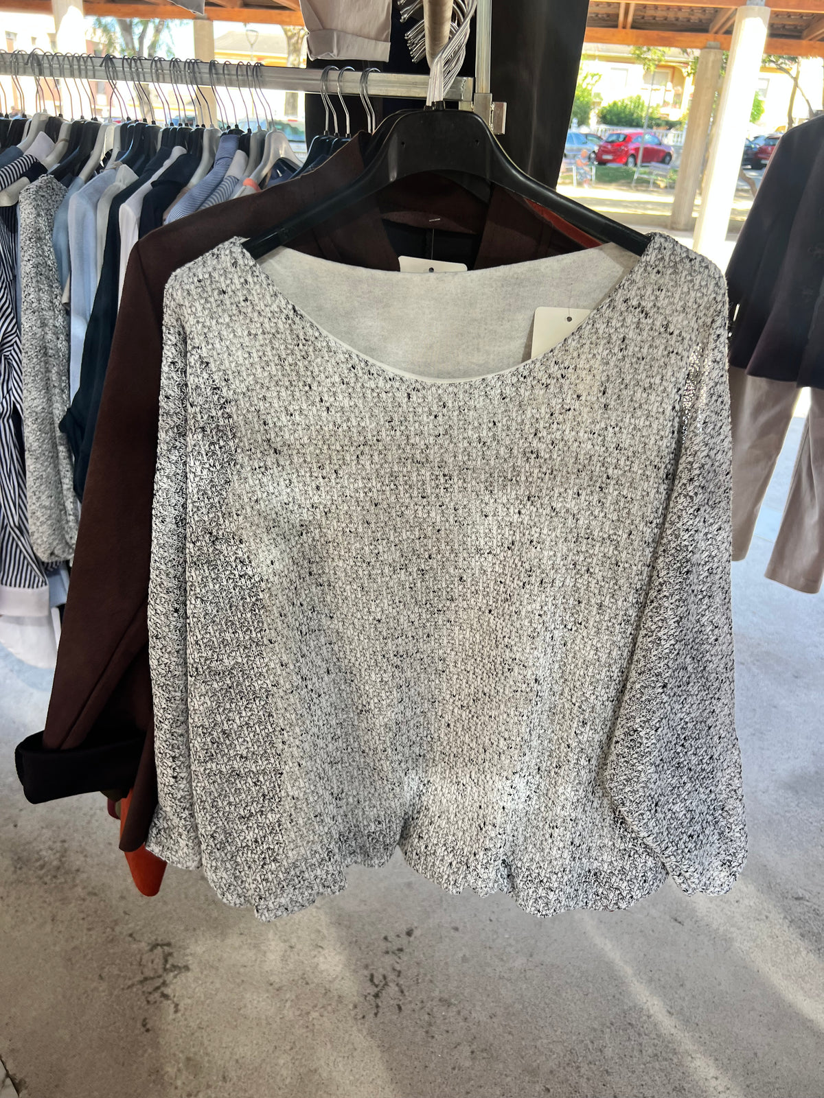Jersey Punto | Jaspeado Manga Murciélago