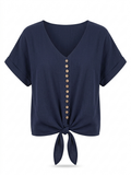 Blusa Aria botones coco