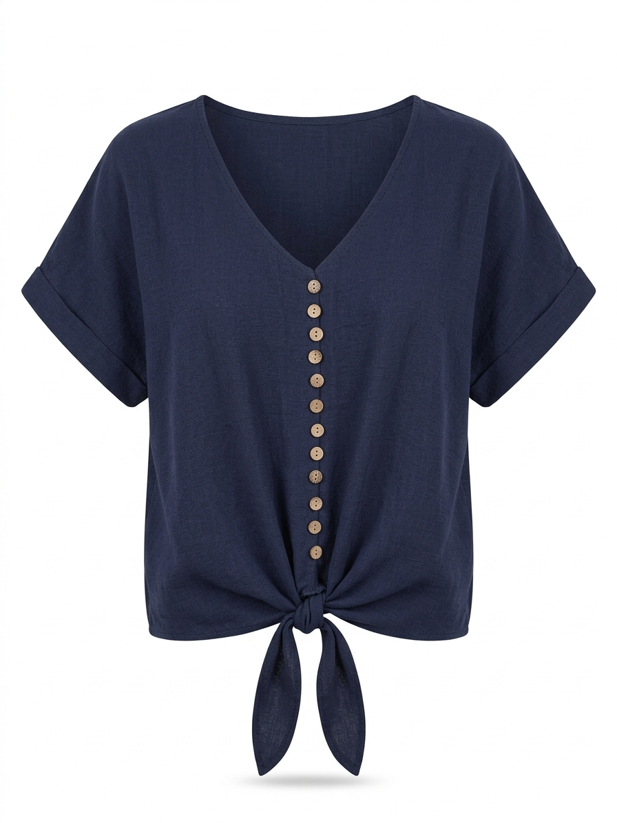 Blusa Aria botones coco
