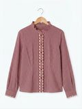 CAMISA CUADROS | CON VOLANTES