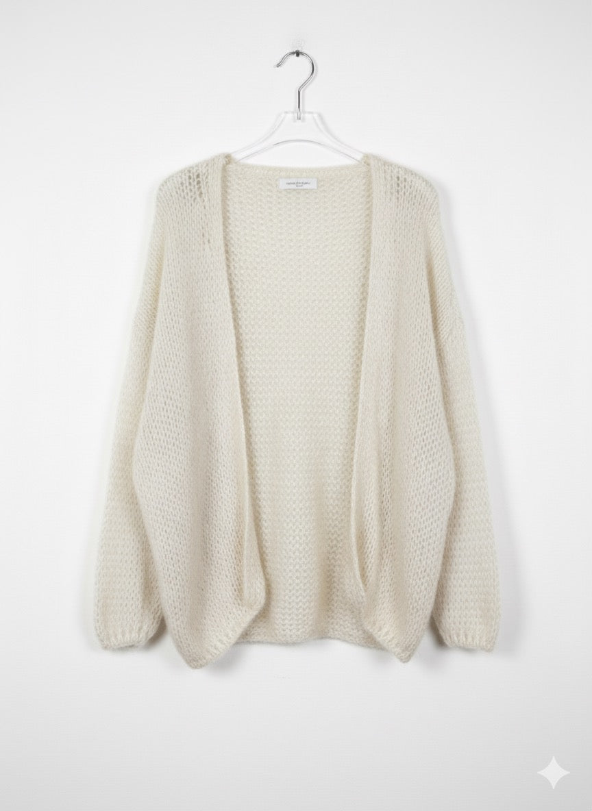 Cárdigan de punto grueso