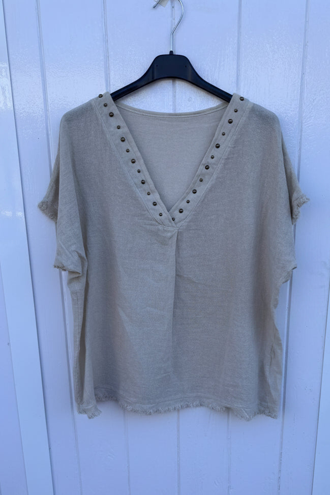 Blusa | Tachuelas Deshilachada