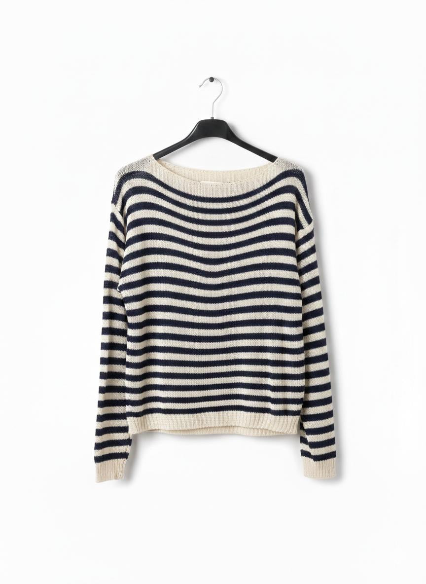 Jersey rayas punto fino