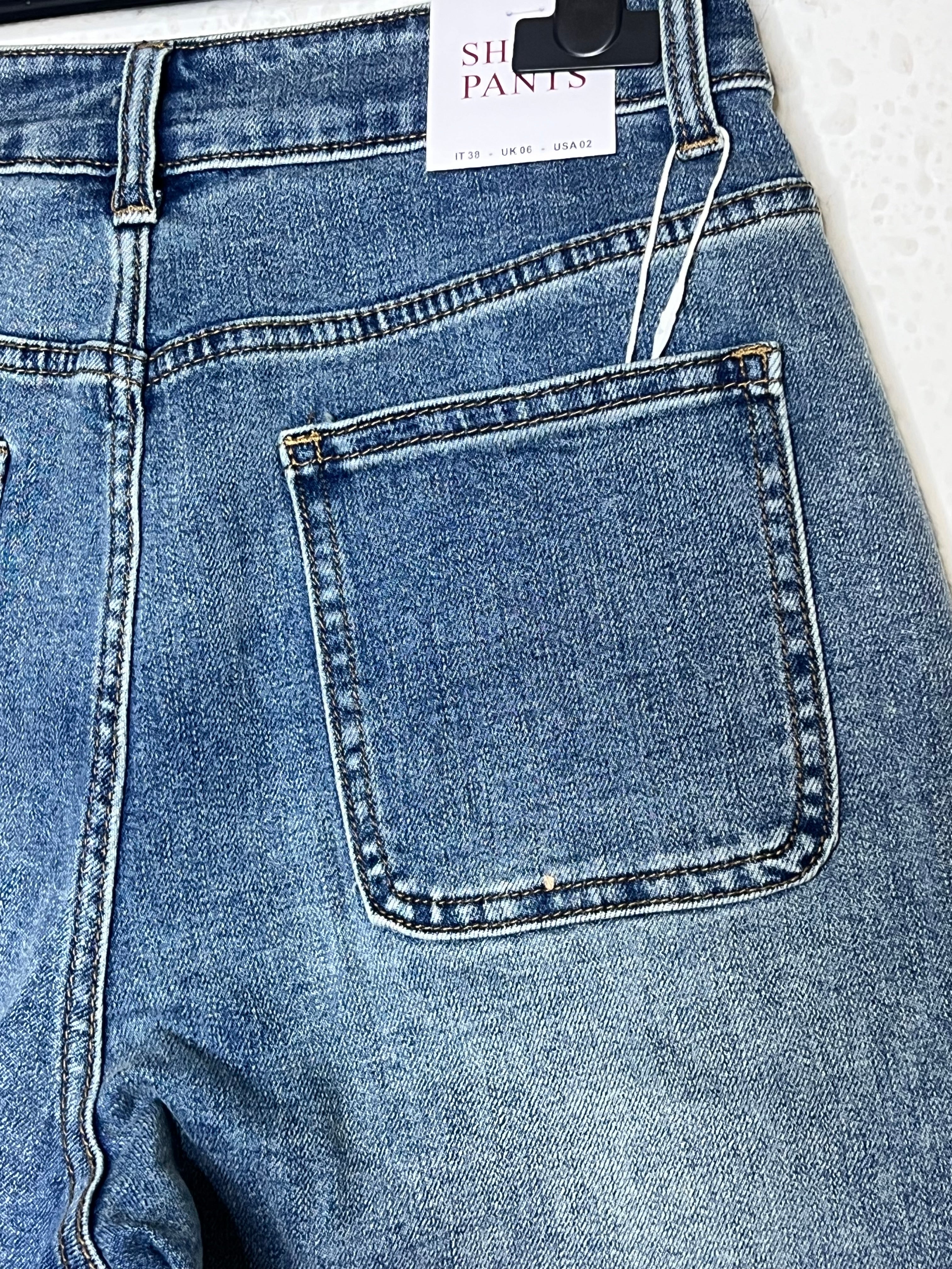 Short Vaquero| Doble botón