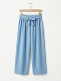 Pantalón Fluido Wide-Leg con Cintura Elástica